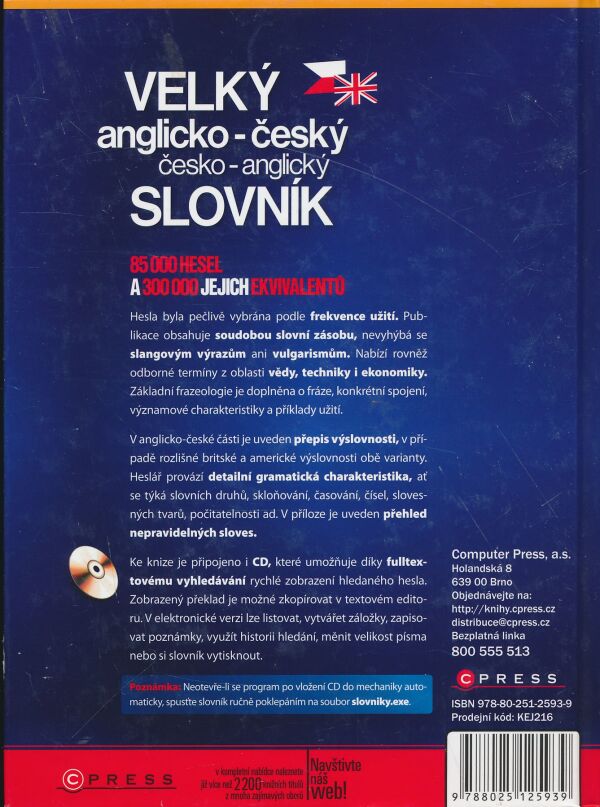 Velký anglicko-český a česko-anglický slovník