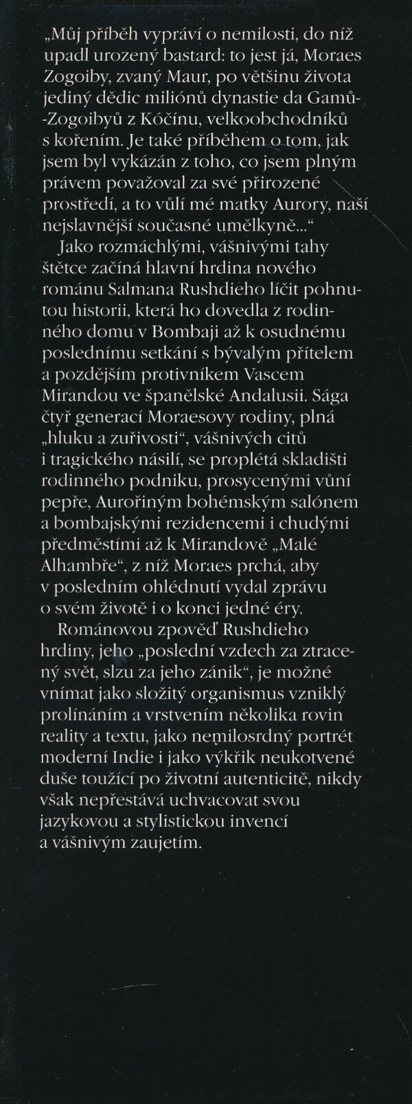 Salman Rushdie: MAURŮV POSLEDNÍ VZDECH