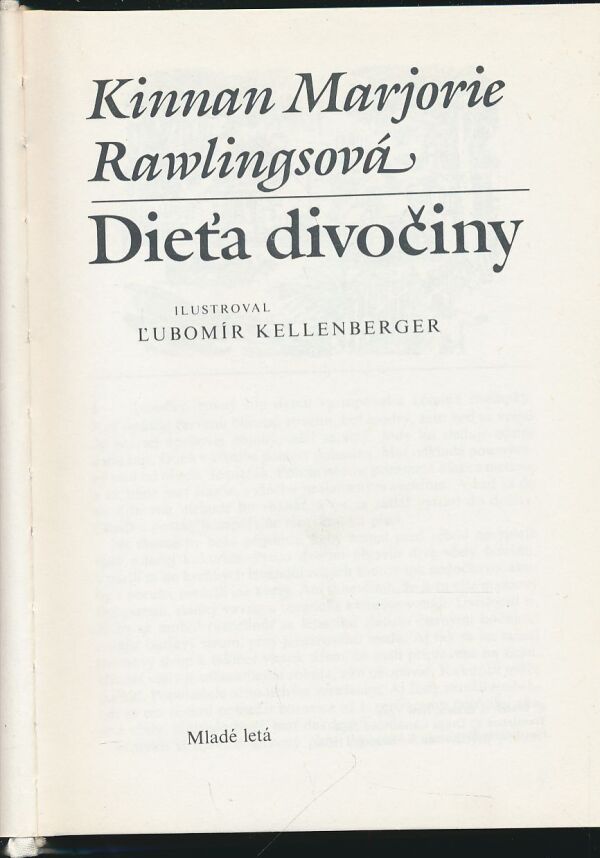 Kinnan Marjorie Rawlingsová: Dieťa divočiny