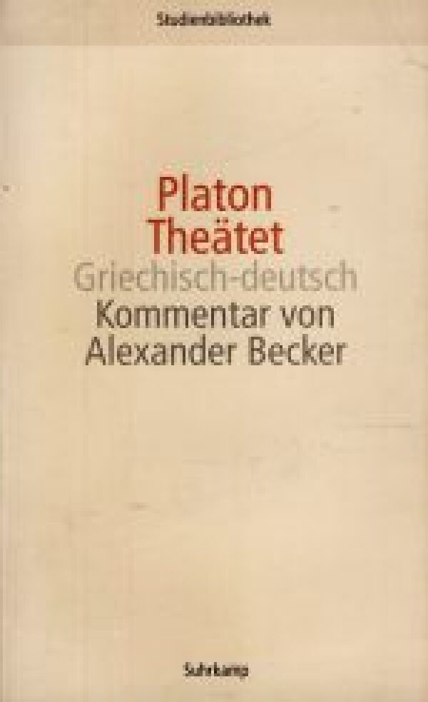 Platon: THEATET