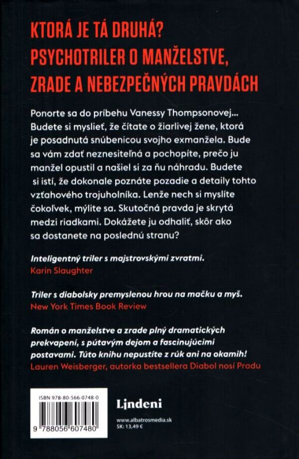 Sarah Pekkanen, Greer Hendricks: MANŽELKA MEDZI NAMI