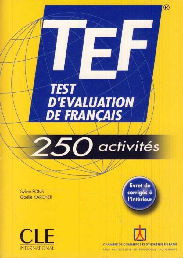 Szlvie Pons, Gaelle Karcher: TEF 250 ACTIVITÉS - LIVRE