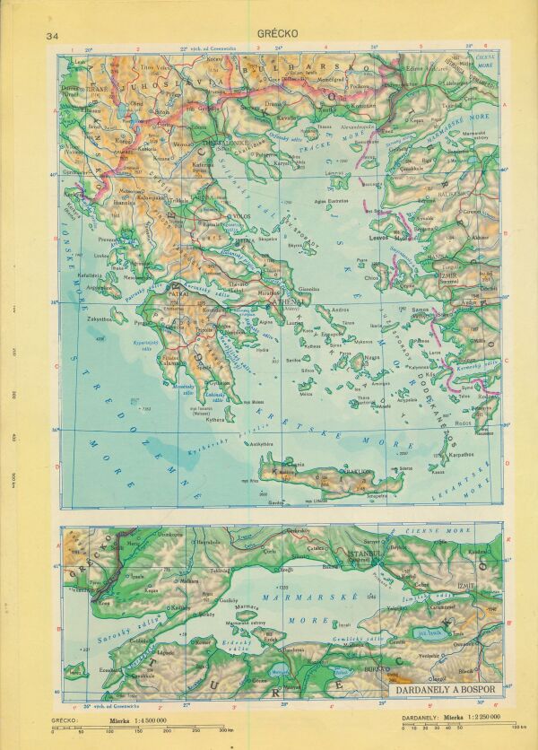 -: Školský zemepisný atlas sveta