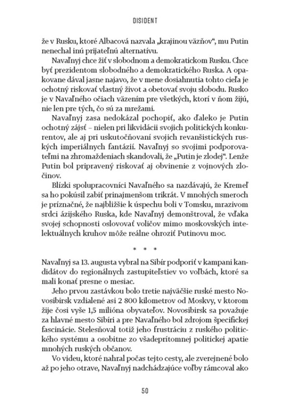 David M. Herszenhorn: DISIDENT
