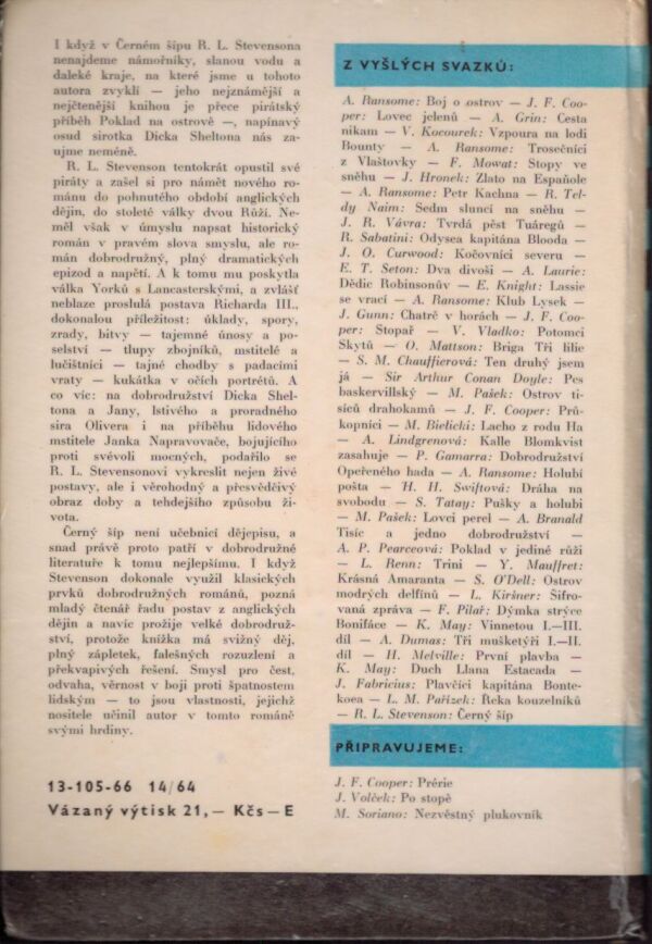 Robert Louis Stevenson: ČERNÝ ŠÍP