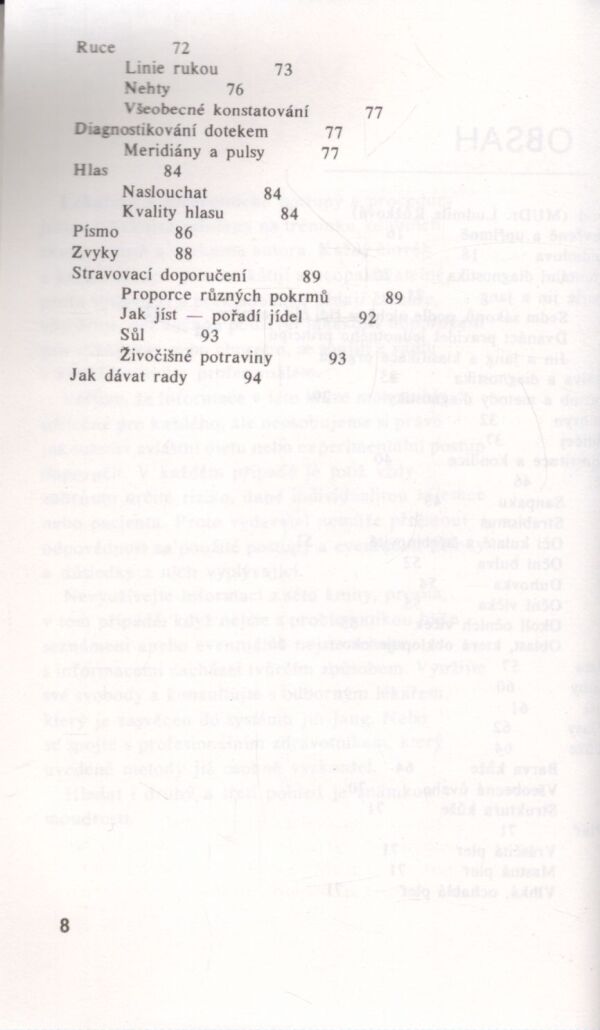 Michio Kushi: ORIENTÁLNÍ DIAGNOSTIKA