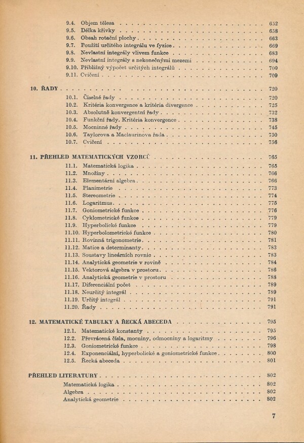 F. Jirásek, E. Kriegelstein, Z. Tichý: SBÍRKA ŘEŠENÝCH PŘÍKLADŮ Z MATEMATIKY