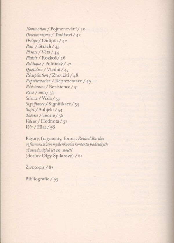 Roland Barthes: ROZKOŠ Z TEXTU