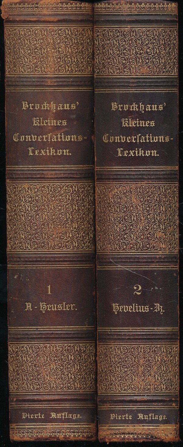 BROCKHAUS` KLEINES CONVERSATIONS LEXIKON 1,2