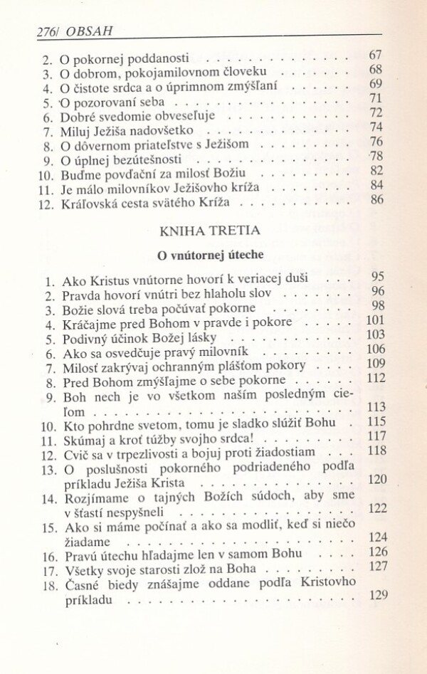 Tomáš Hemerken Kempenský: ŠTYRI KNIHY O NASLEDOVANÍ KRISTA