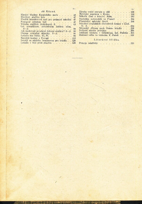 VYNÁLEZY A POKROKY - ROČNÍK XI. - 1922