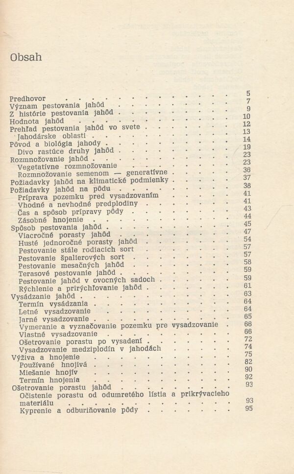 Ján Šimánek: Jahody
