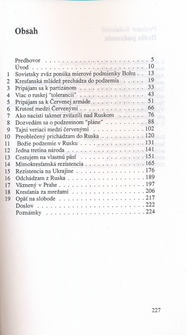 Profesor Kolakovič: BOŽIE PODZEMIE