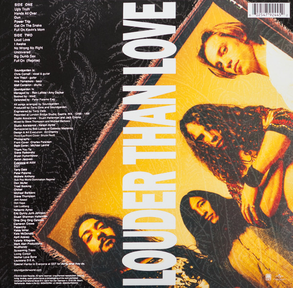 Soundgarden: LOUDER THAN LOVE - LP