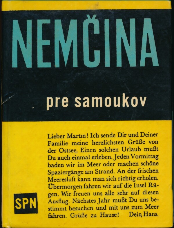 Štepán Zapletal: NEMČINA PRE SAMOUKOV