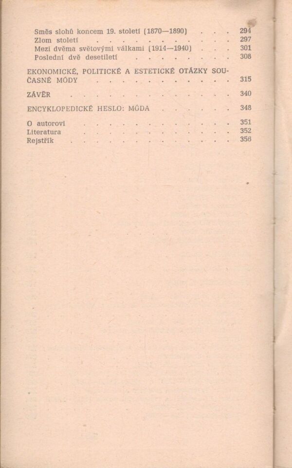 Odolen Zítek: LIDÉ A MÓDA