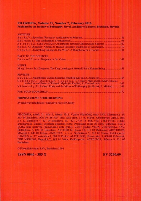 FILOZOFIA 2 / 2016