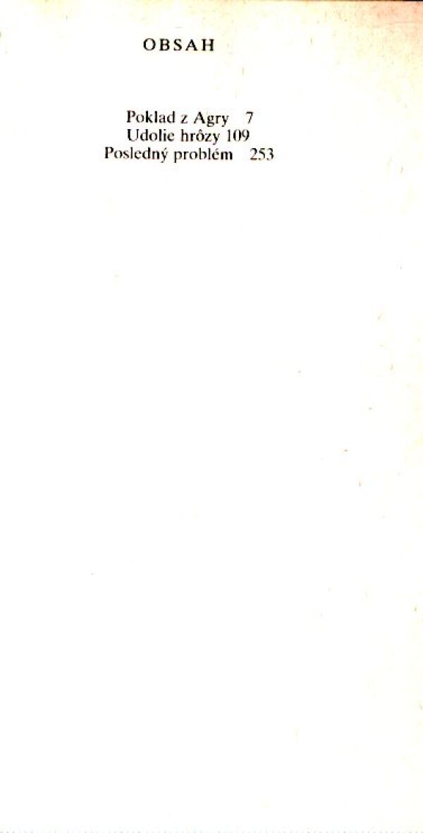 A. Conan Doyle: ÚDOLIE HRÔZY