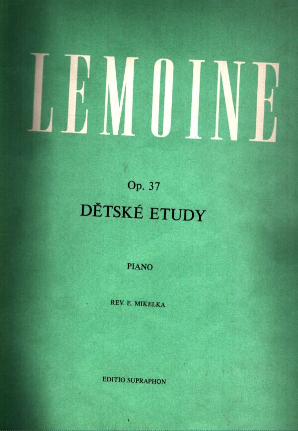 Henri Lemoine: DĚTSKÉ ETUDY