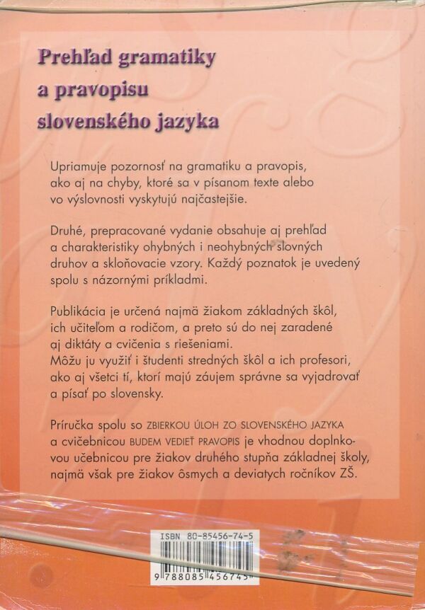 Milada Caltíková, Ján Tarábek: Prehľad gramatiky a pravopisu slovenského jazyka