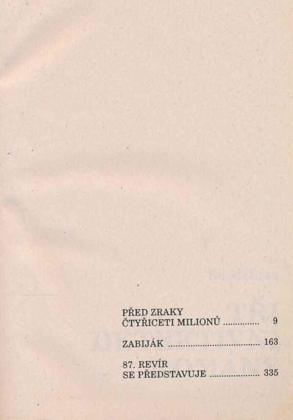 Ed Mcbain: TŘI DETEKTIVNÍ ROMÁNY