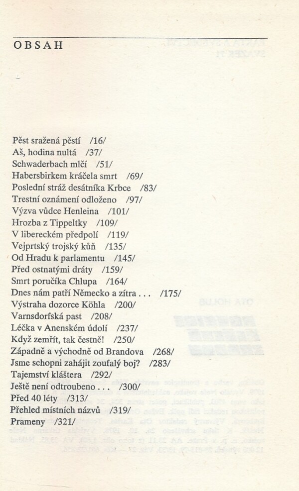 Ota Holub: ROVNICE ŘEŠENÁ ZRADOU