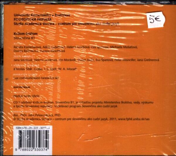 KRÍŽOM KRÁŽOM - SLOVENČINA B1 2CD