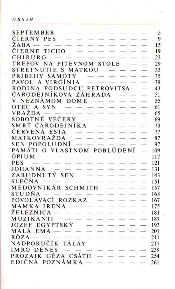 Géza Csáth: MATKOVRAŽDA