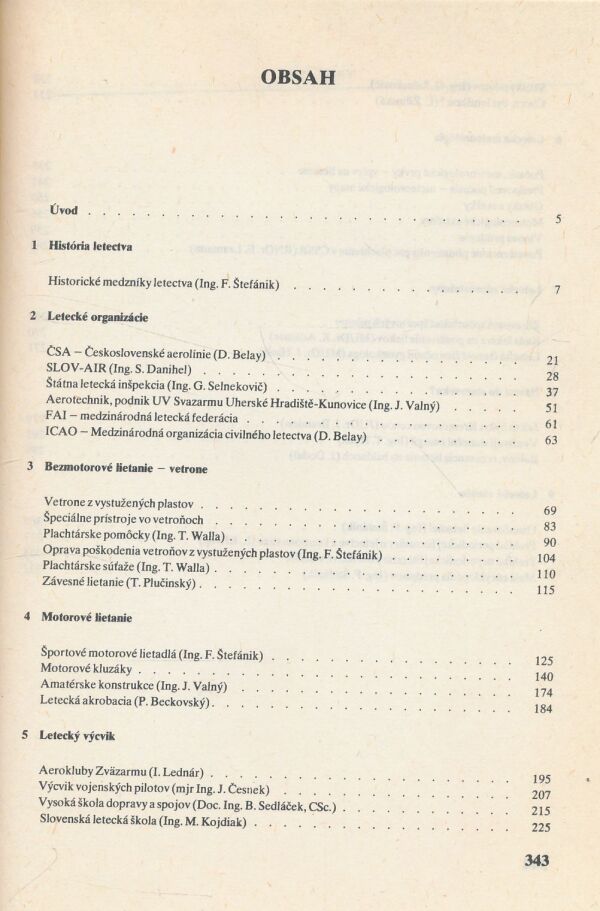 František Štefánik, kol: Športové lietanie, lietadlá, letci - 1983