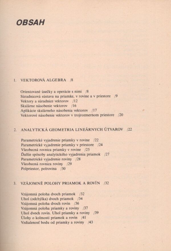 I. Bušek, B. Mannová, B. Riečan, J. Šedivý: ZBIERKA ÚLOH Z MATEMATIKY PRE 3. ROČNÍK GYMNÁZIA