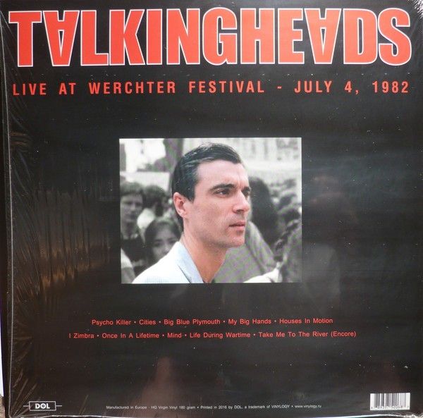 Talking Heads: LIVE AT WERCHTER FESTIVAL JULY 4, 1982 - LP