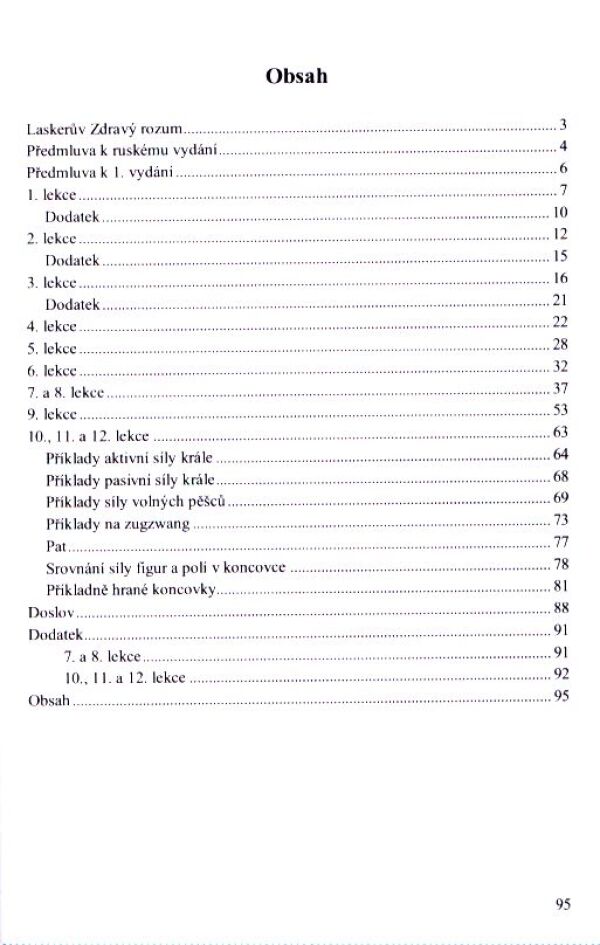 Emanuel Lasker: ZDRAVÝ ROZUM V ŠACHU