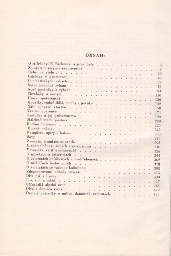 Alfréd E. Brehm: ZO ŽIVOTA ZVIERAT I, II