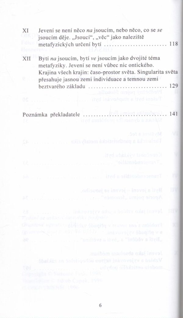 Eugen Fink: BYTÍ, PRAVDA, SVĚT