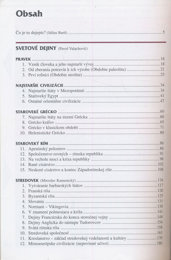 Július Bartl: Dejepis