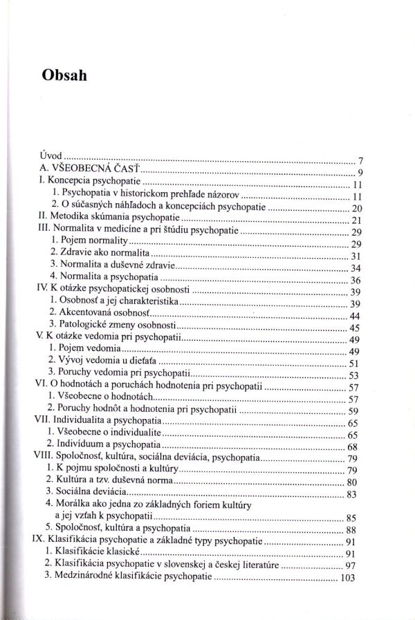 Jozef Kafka: PSYCHOPATIA