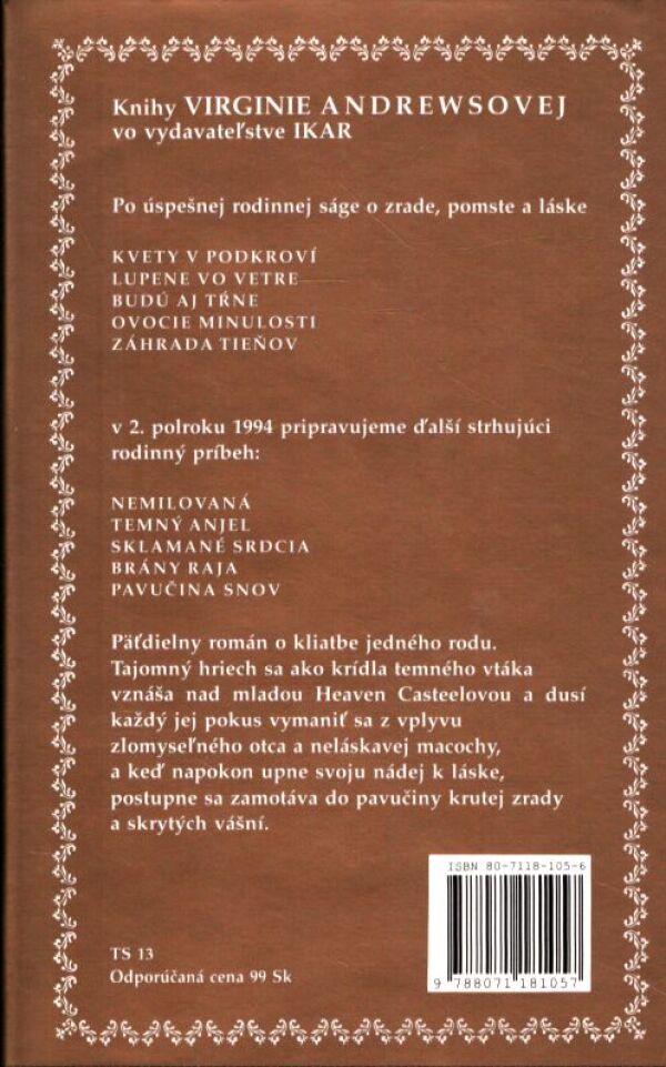 Virginia Andrewsová: MOJA ZLATÁ AUDRINA