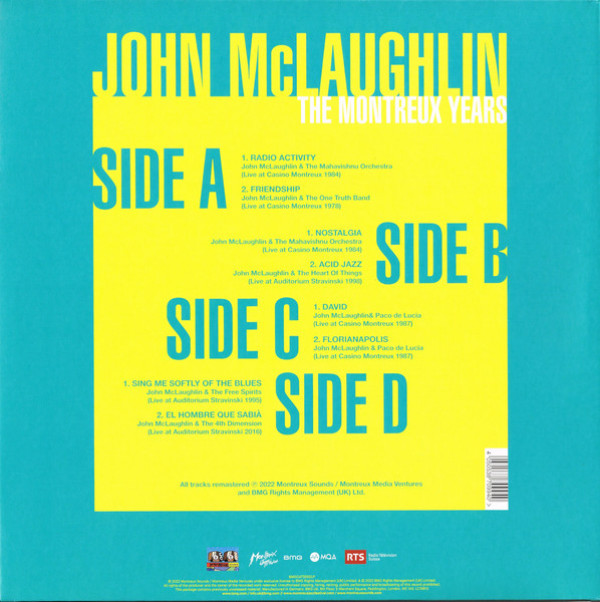 John McLaughlin: THE MONTREUX YEARS - 2LP