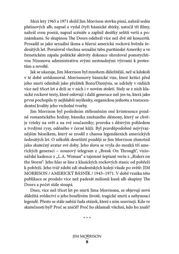 Stephen Davis: JIM MORRISON: ŽIVOT, SMRT, LEGENDA