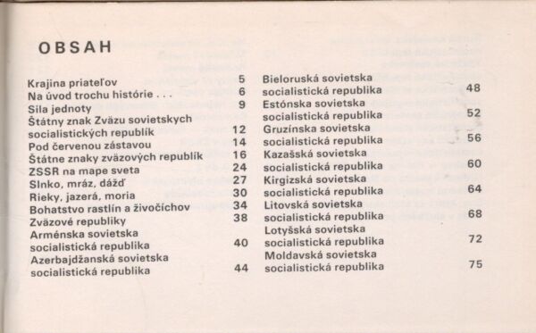 Nina Litschauerová: REPUBLIKY ZSSR