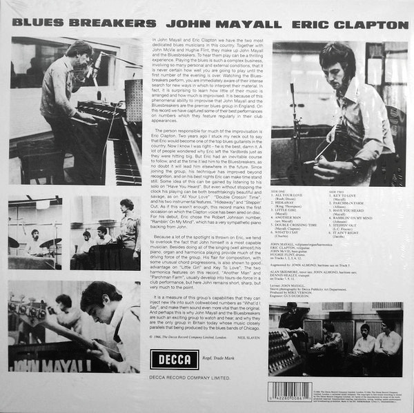 Mayall John with Eric Clapton: BLUES BREAKERS - LP