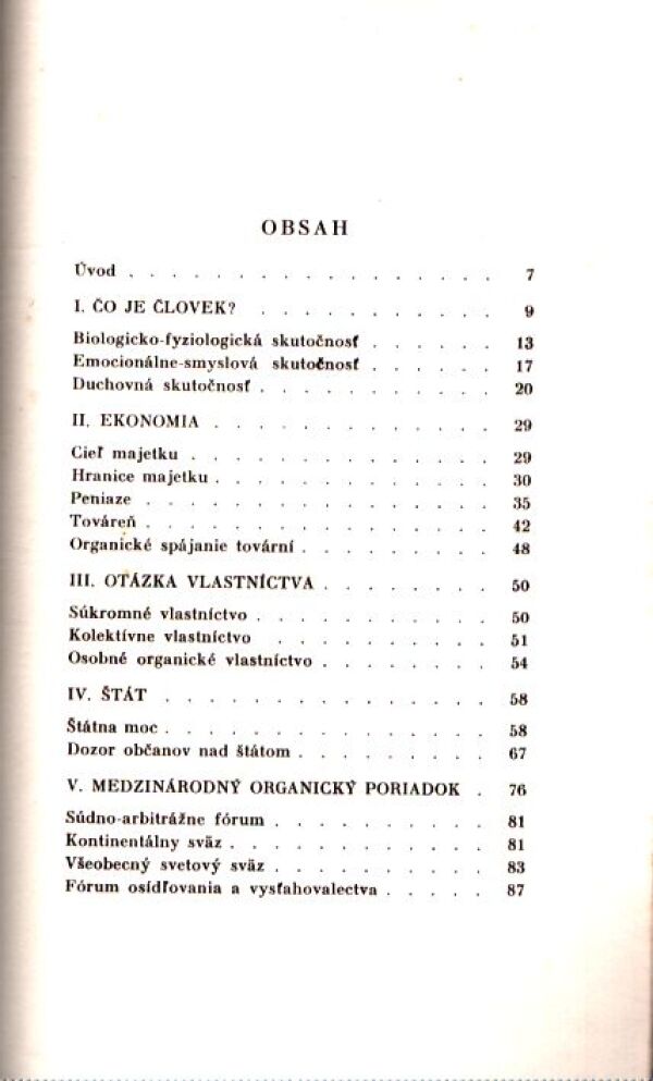 K. P. T.: ZÁKLADNÉ ČRTY ĽUDSKÉHO PORIADKU