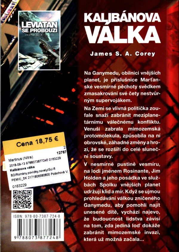 James S. A. Corey: KALIBÁNOVA VÁLKA