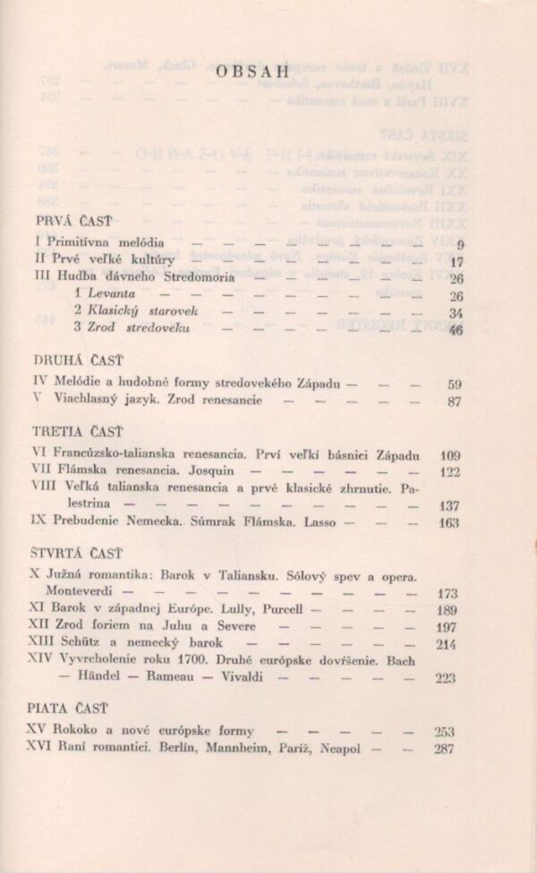 Bence Szabolcsi: DEJINY HUDBY