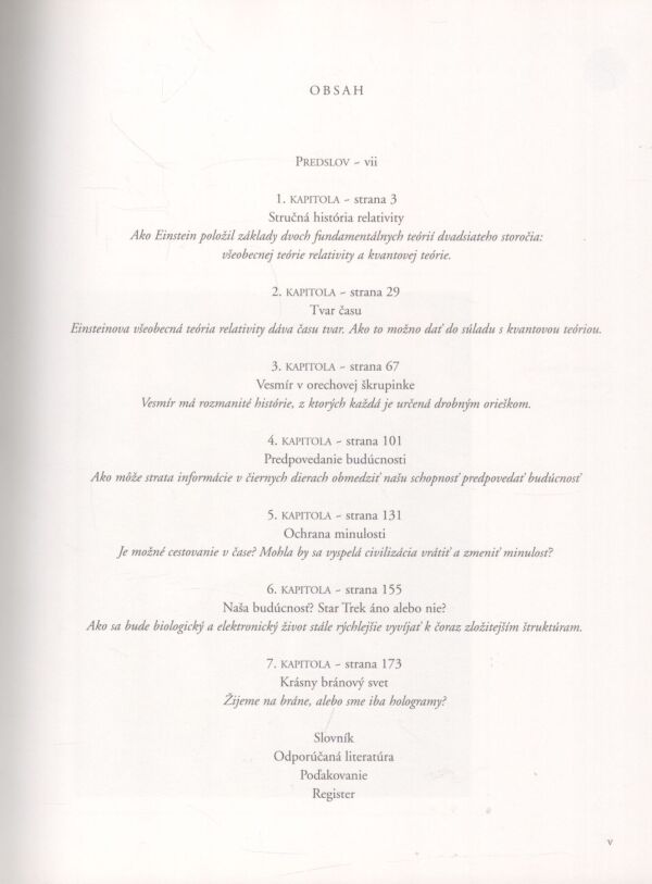 Stephen Hawking: VESMÍR V ORECHOVEJ ŠKRUPINKE