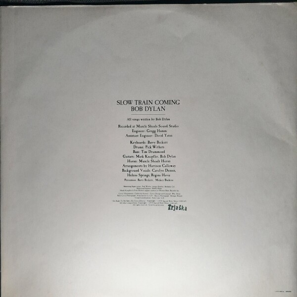 Bob Dylan: SLOW TRAIN COMING - LP
