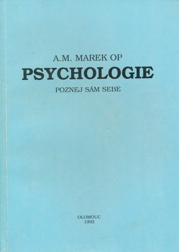 A. M. OP Marek: PSYCHOLOGIE