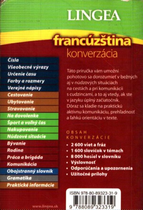 FRANCÚZŠTINA - KONVERZÁCIA