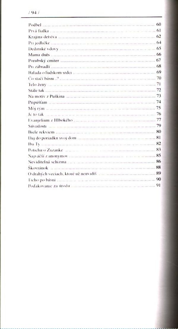 Milan Rúfus: ČÍTANIE Z ÚDELU