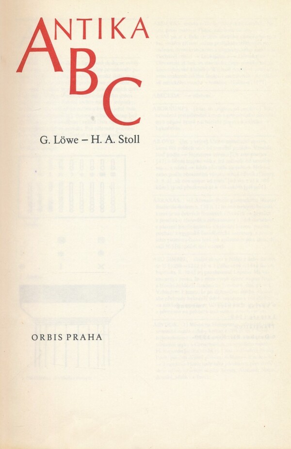 G. Löwe, H.A. Stoll: ANTIKA ABC